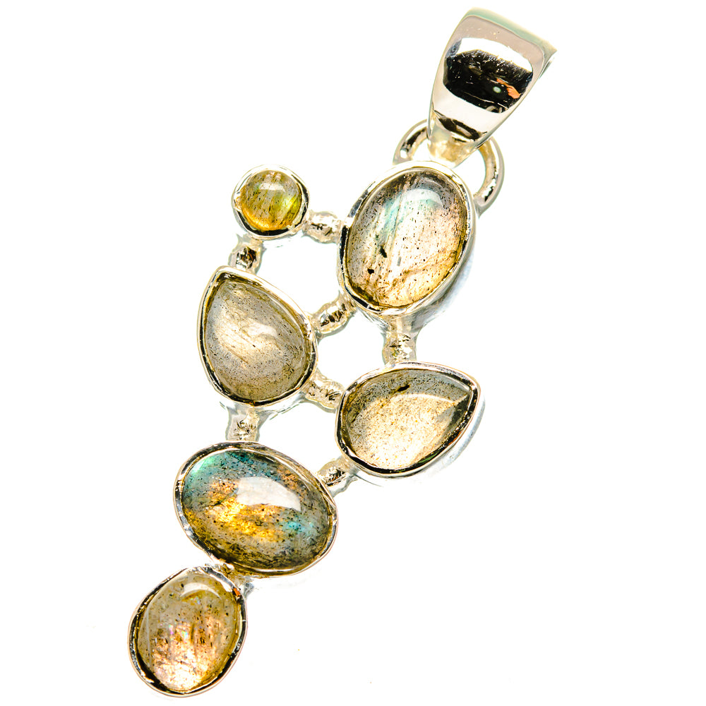 Labradorite Pendants handcrafted by Anasilvercos - PD14009