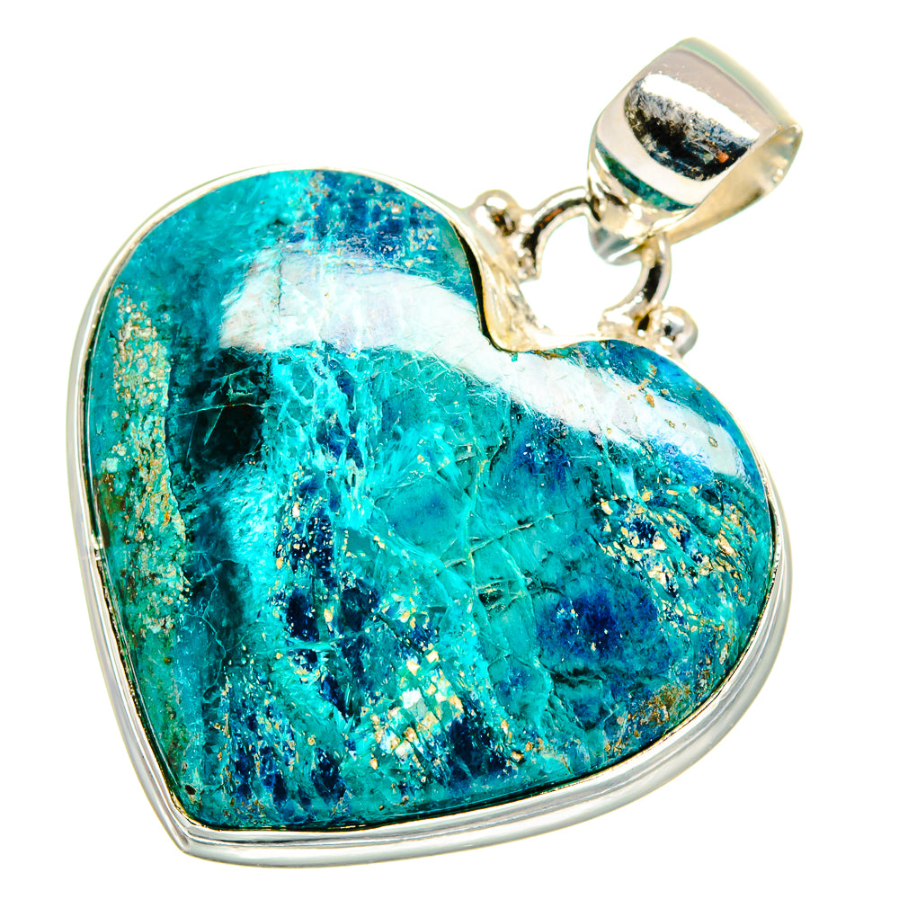 Chrysocolla Pendants handcrafted by Anasilvercos - PD14044