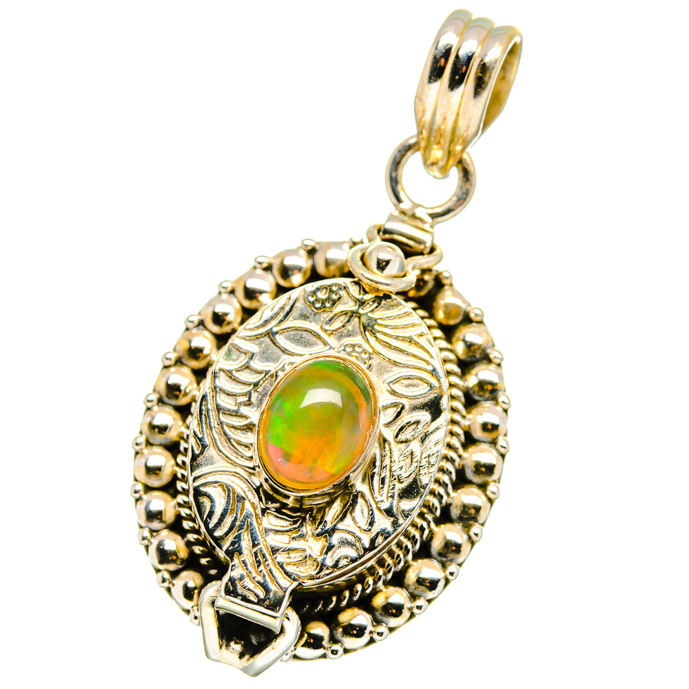 Ethiopian Opal Pendants handcrafted by Anasilvercos - PD14073