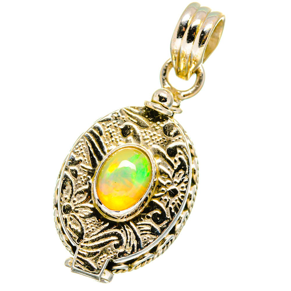 Ethiopian Opal Pendants handcrafted by Anasilvercos - PD14120