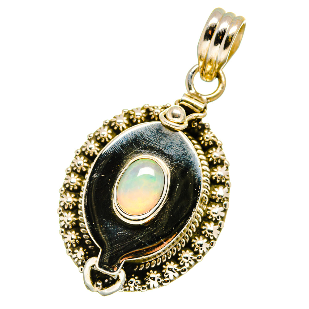 Ethiopian Opal Pendants handcrafted by Anasilvercos - PD14125
