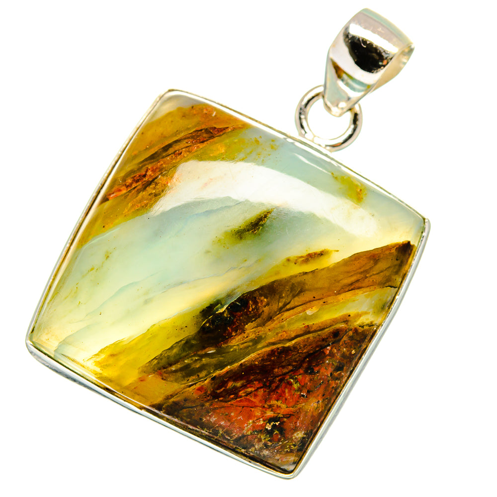 Peruvian Opal Pendants handcrafted by Anasilvercos - PD14135