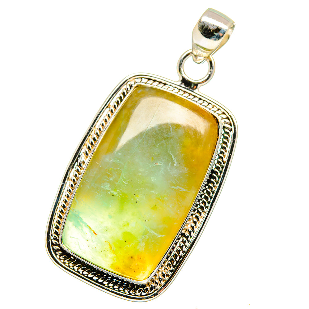 Peruvian Opal Pendants handcrafted by Anasilvercos - PD14150