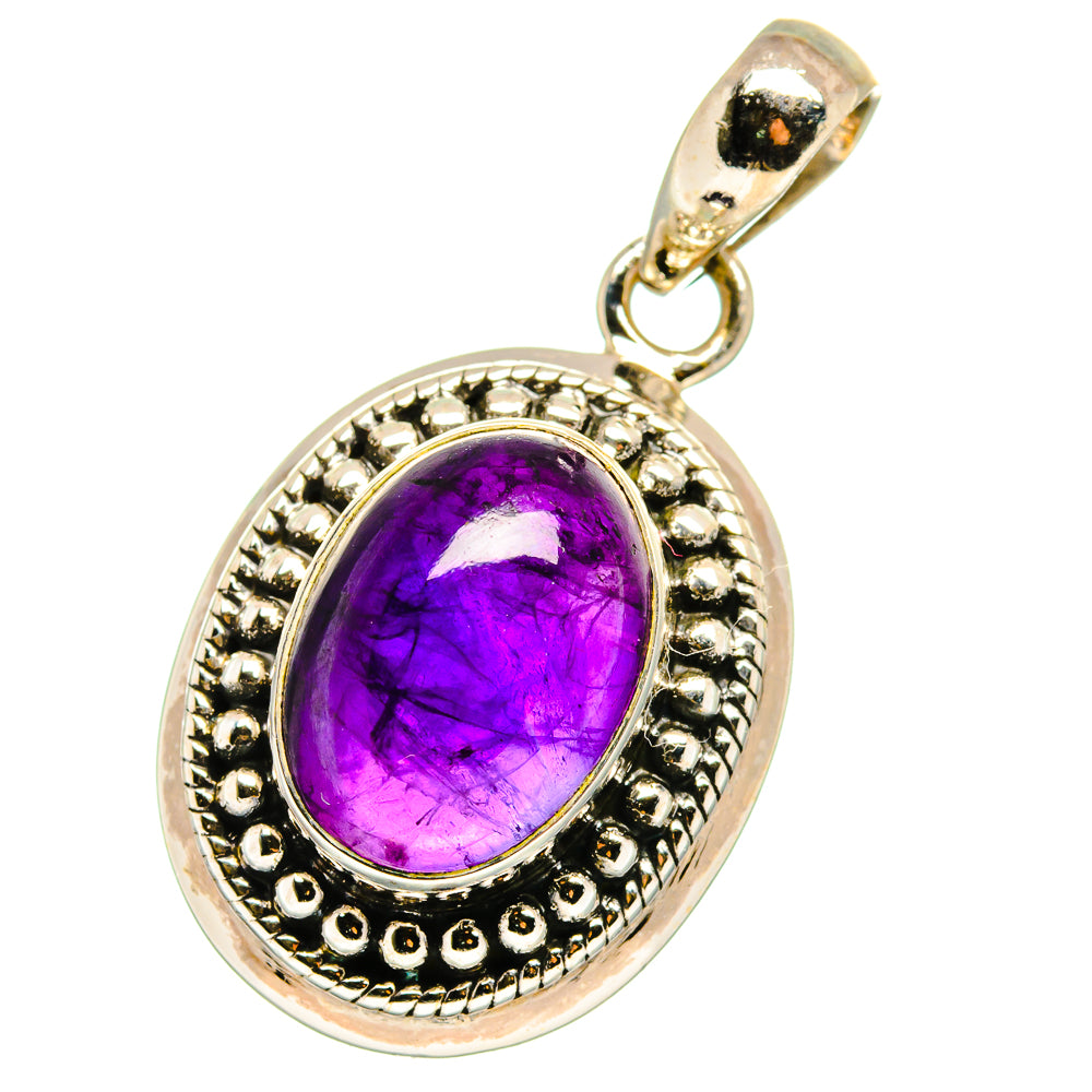 Amethyst Pendants handcrafted by Anasilvercos - PD14173