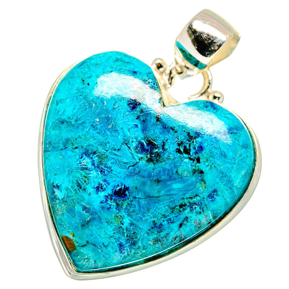 Chrysocolla Pendants handcrafted by Anasilvercos - PD14179