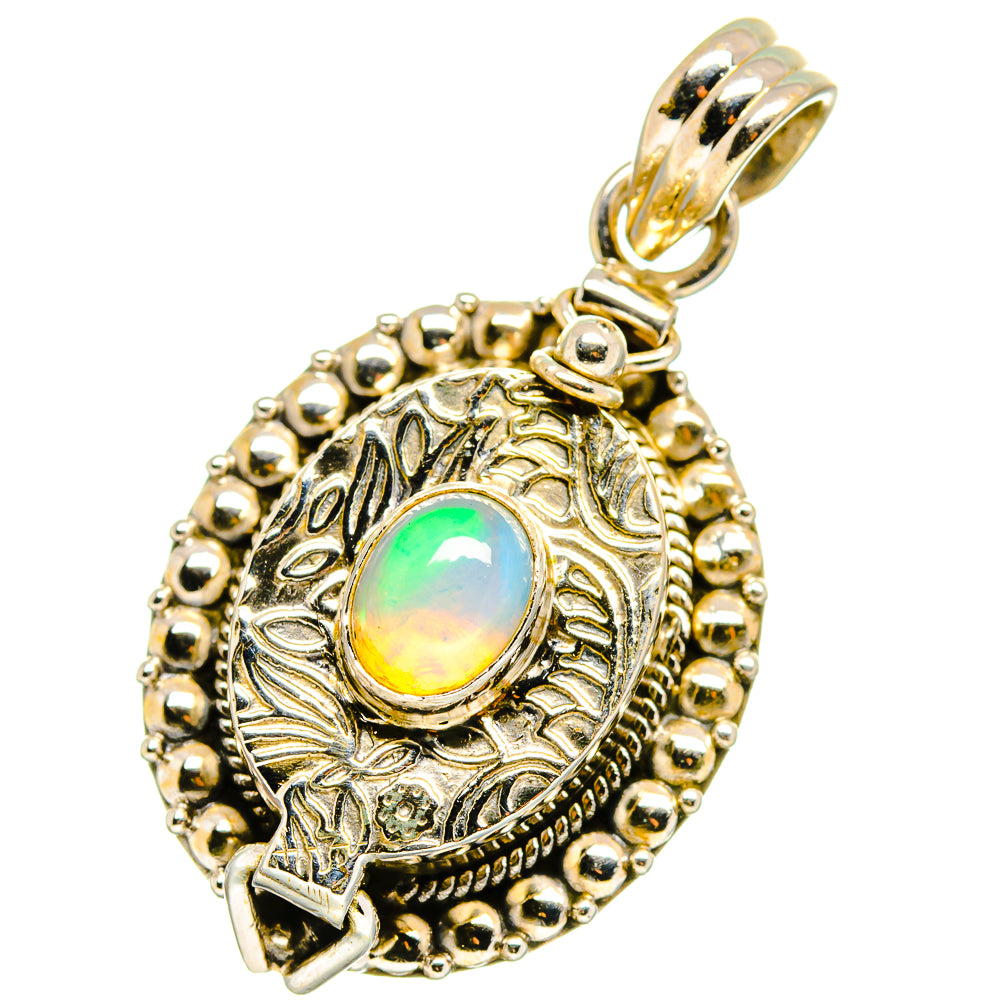 Ethiopian Opal Pendants handcrafted by Anasilvercos - PD14184