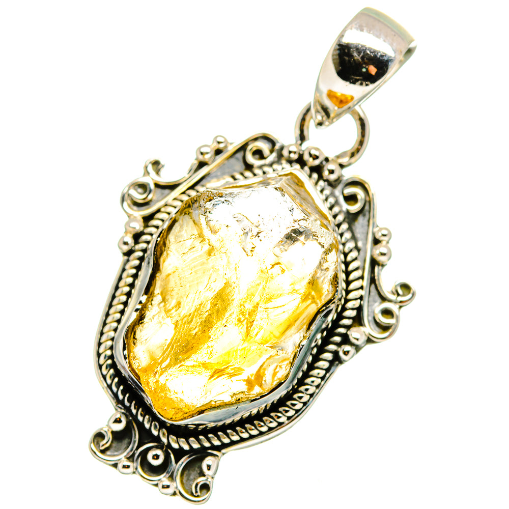 Citrine Pendants handcrafted by Anasilvercos - PD14188