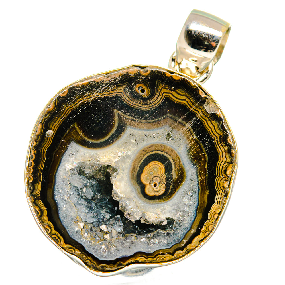 Schalenblende Druzy Pendants handcrafted by Anasilvercos - PD14190