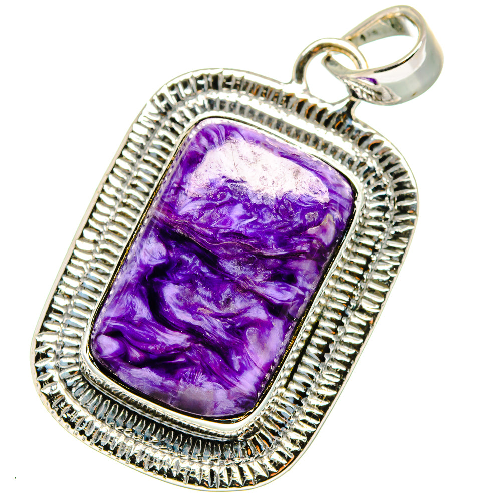 Charoite Pendants handcrafted by Anasilvercos - PD14213