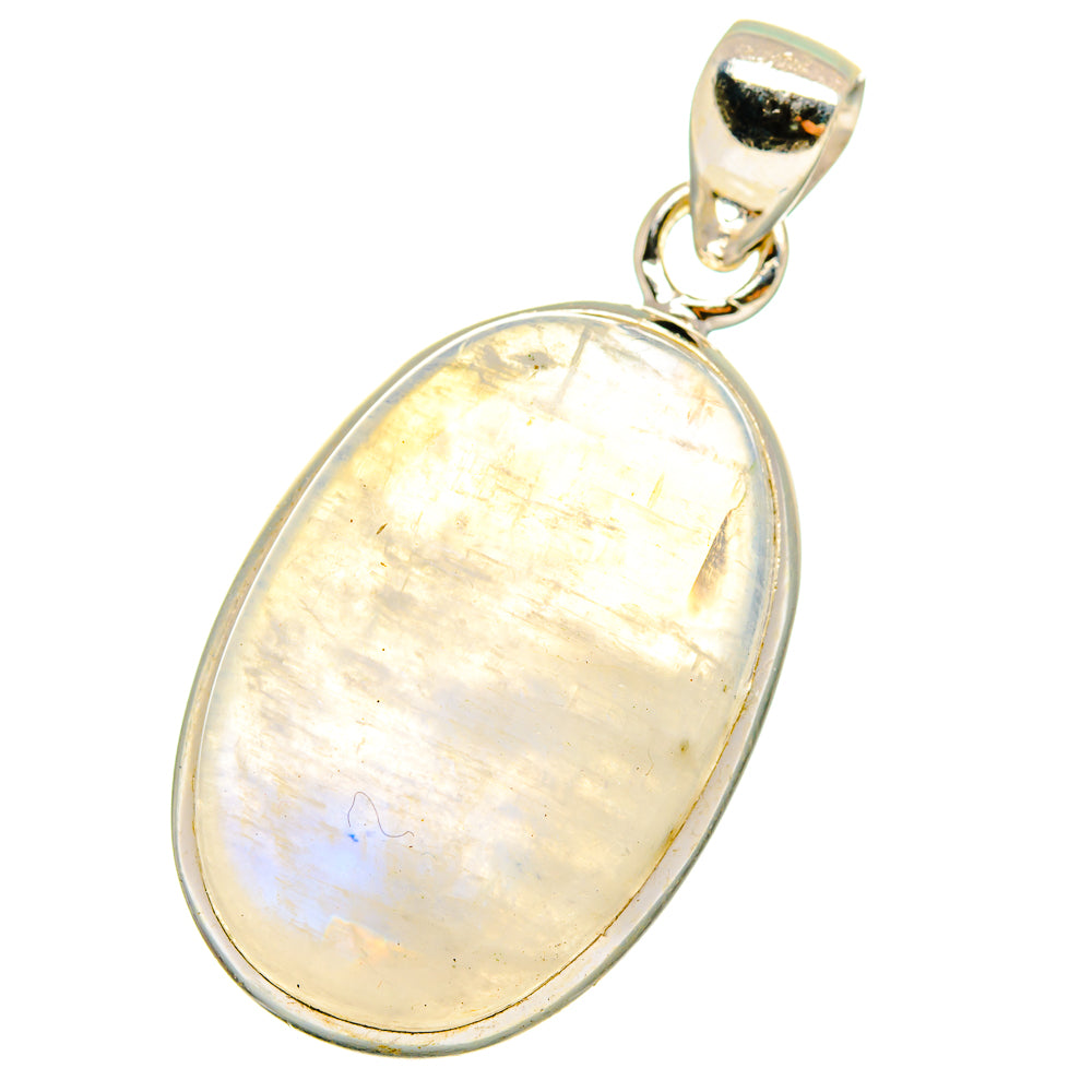 Rainbow Moonstone Pendants handcrafted by Anasilvercos - PD14218