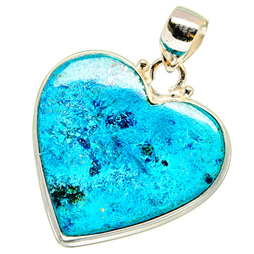 Chrysocolla Pendants handcrafted by Anasilvercos - PD14227