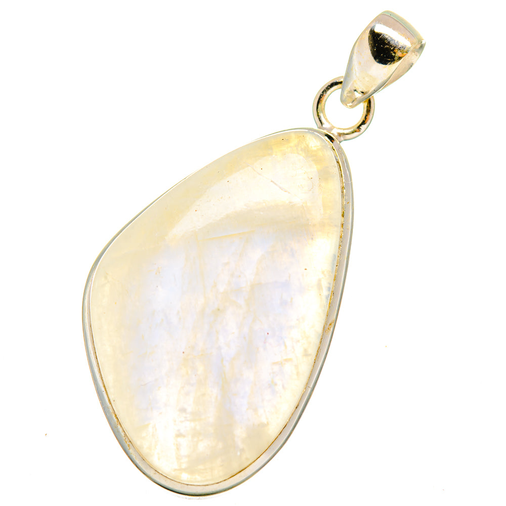 Rainbow Moonstone Pendants handcrafted by Anasilvercos - PD14242