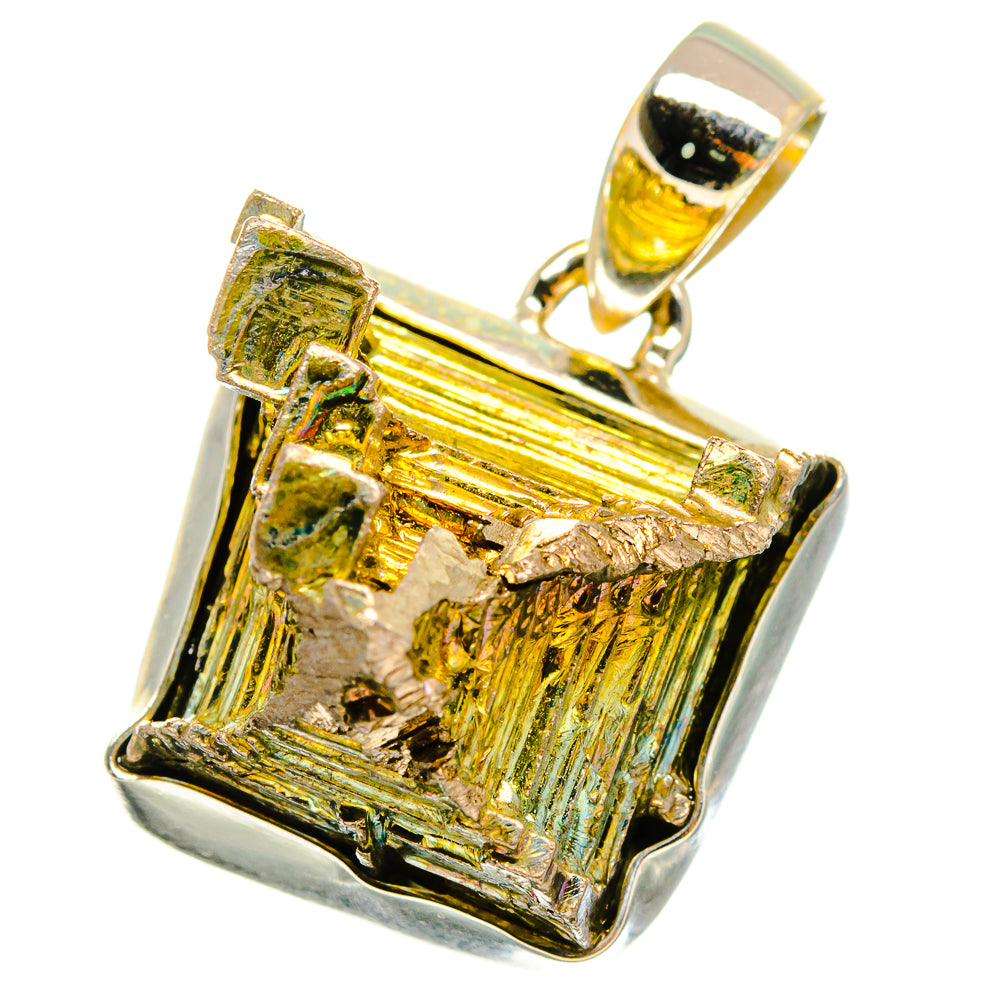 Bismuth Crystal Pendants handcrafted by Anasilvercos - PD14255