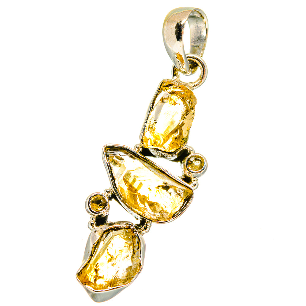 Citrine Pendants handcrafted by Anasilvercos - PD14266