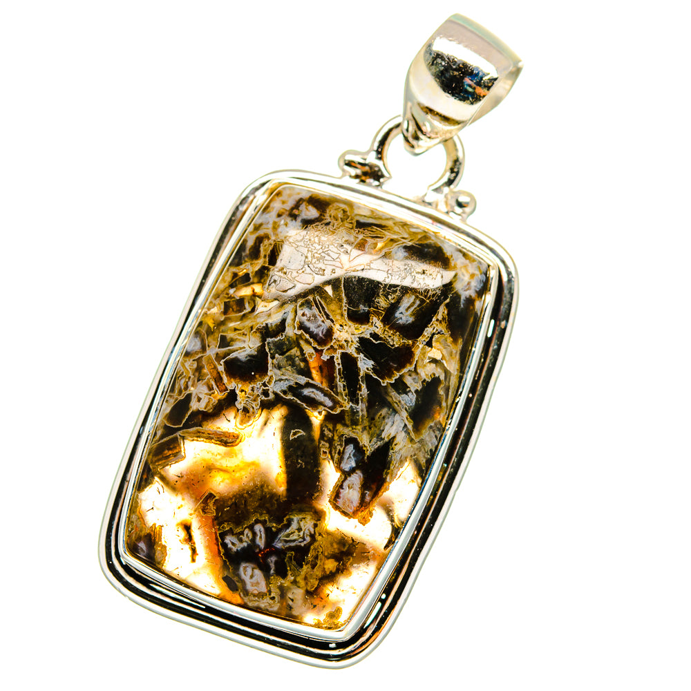 Turkish Tube Agate Pendants handcrafted by Anasilvercos - PD14293