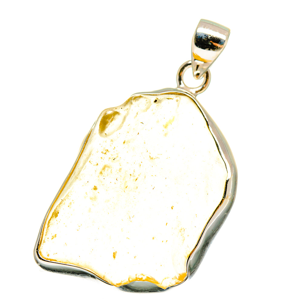 Libyan Desert Glass Pendants handcrafted by Anasilvercos - PD14296