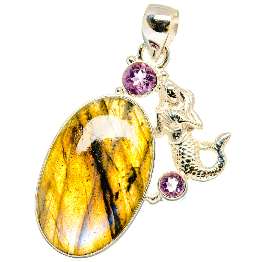 Labradorite Pendants handcrafted by Anasilvercos - PD14304