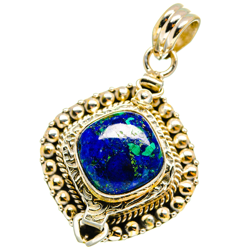 Azurite Pendants handcrafted by Anasilvercos - PD14309