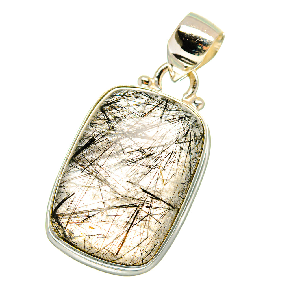 Tourmalinated Quartz Pendants handcrafted by Anasilvercos - PD14310