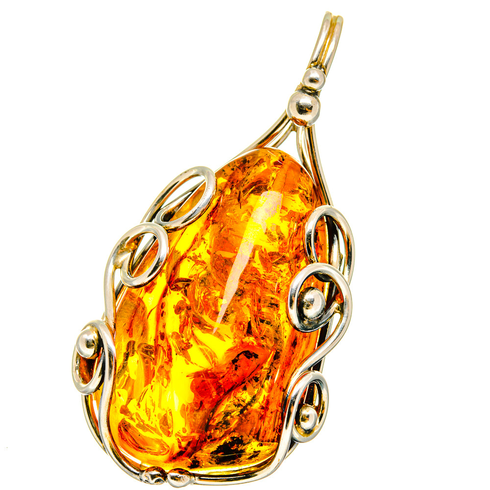 Baltic Amber Pendants handcrafted by Anasilvercos - PD14326
