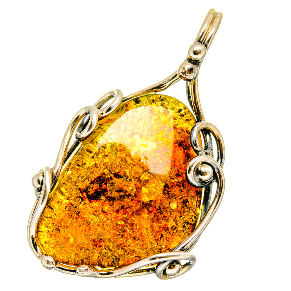 Baltic Amber Pendants handcrafted by Anasilvercos - PD14331