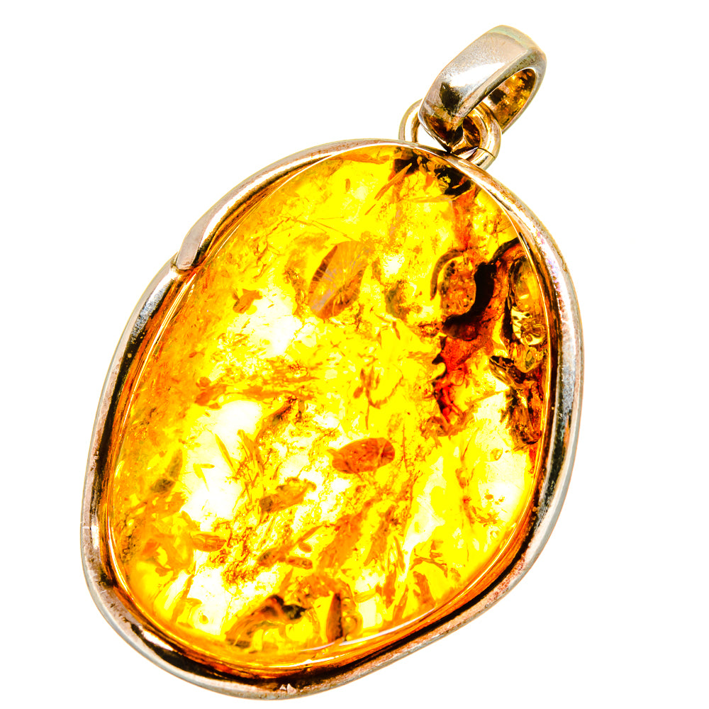 Baltic Amber Pendants handcrafted by Anasilvercos - PD14332