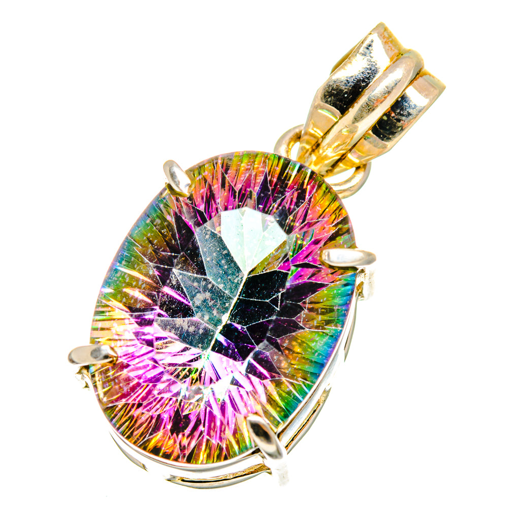 Mystic Topaz Pendants handcrafted by Anasilvercos - PD14364