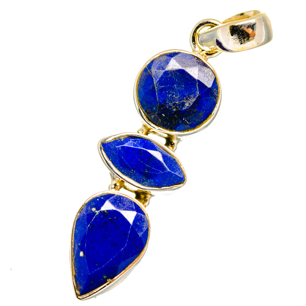 Lapis Lazuli Pendants handcrafted by Anasilvercos - PD14366
