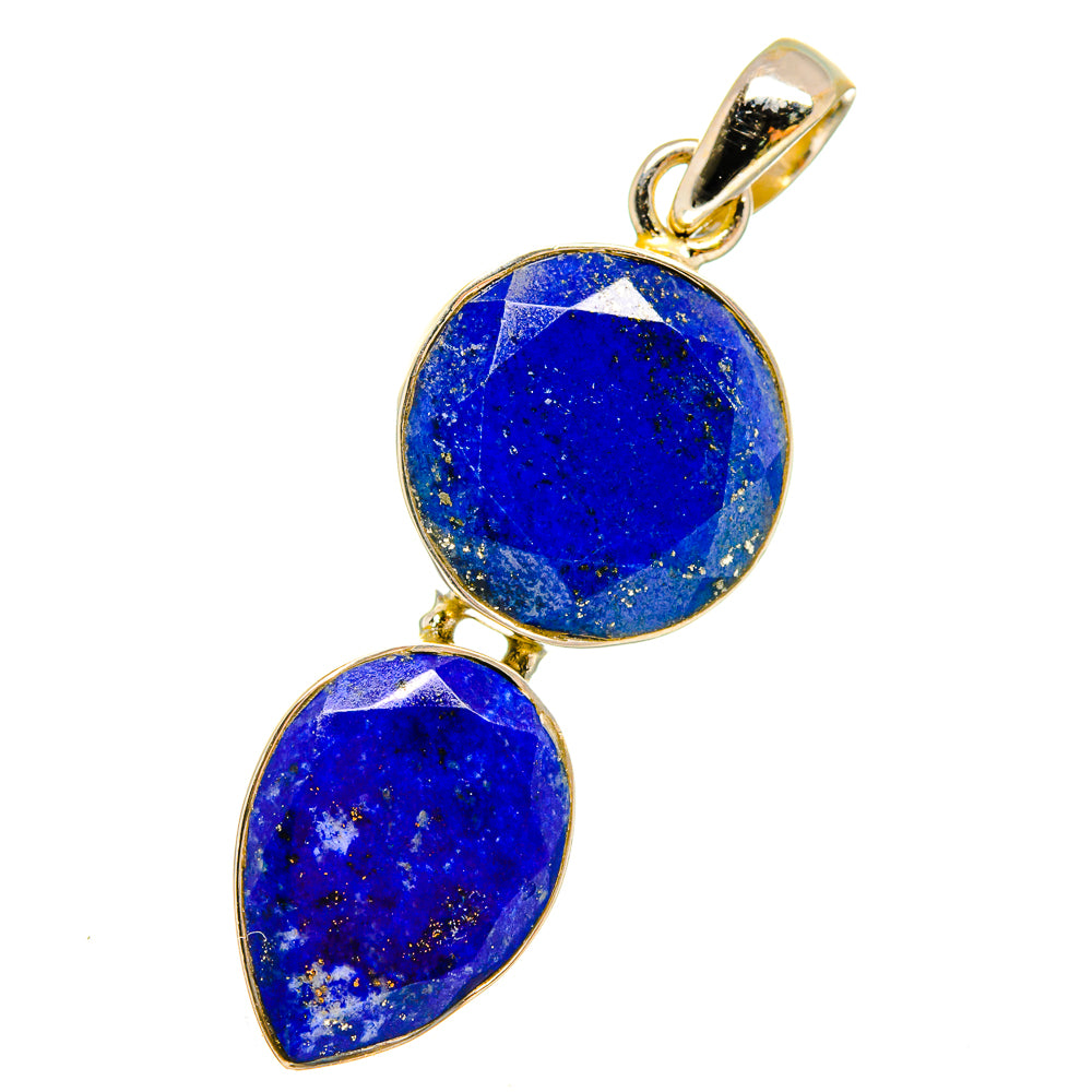 Lapis Lazuli Pendants handcrafted by Anasilvercos - PD14375