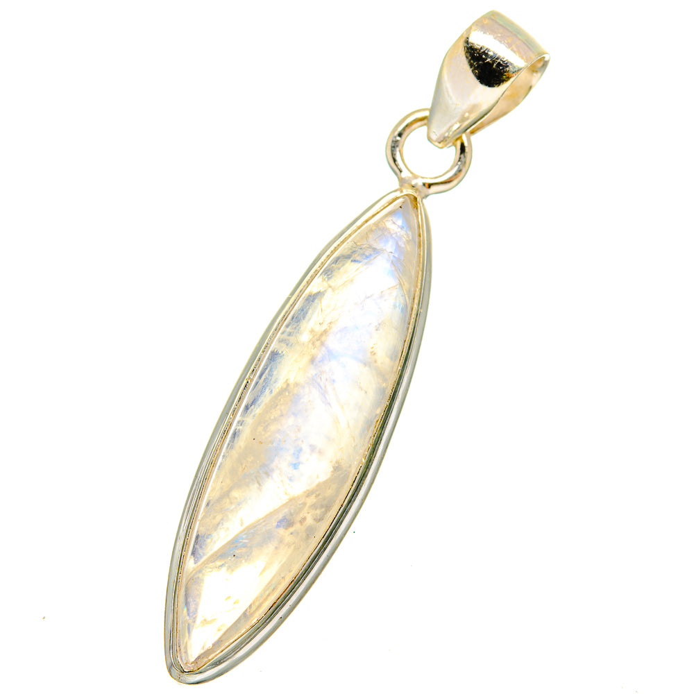 Rainbow Moonstone Pendants handcrafted by Anasilvercos - PD14380