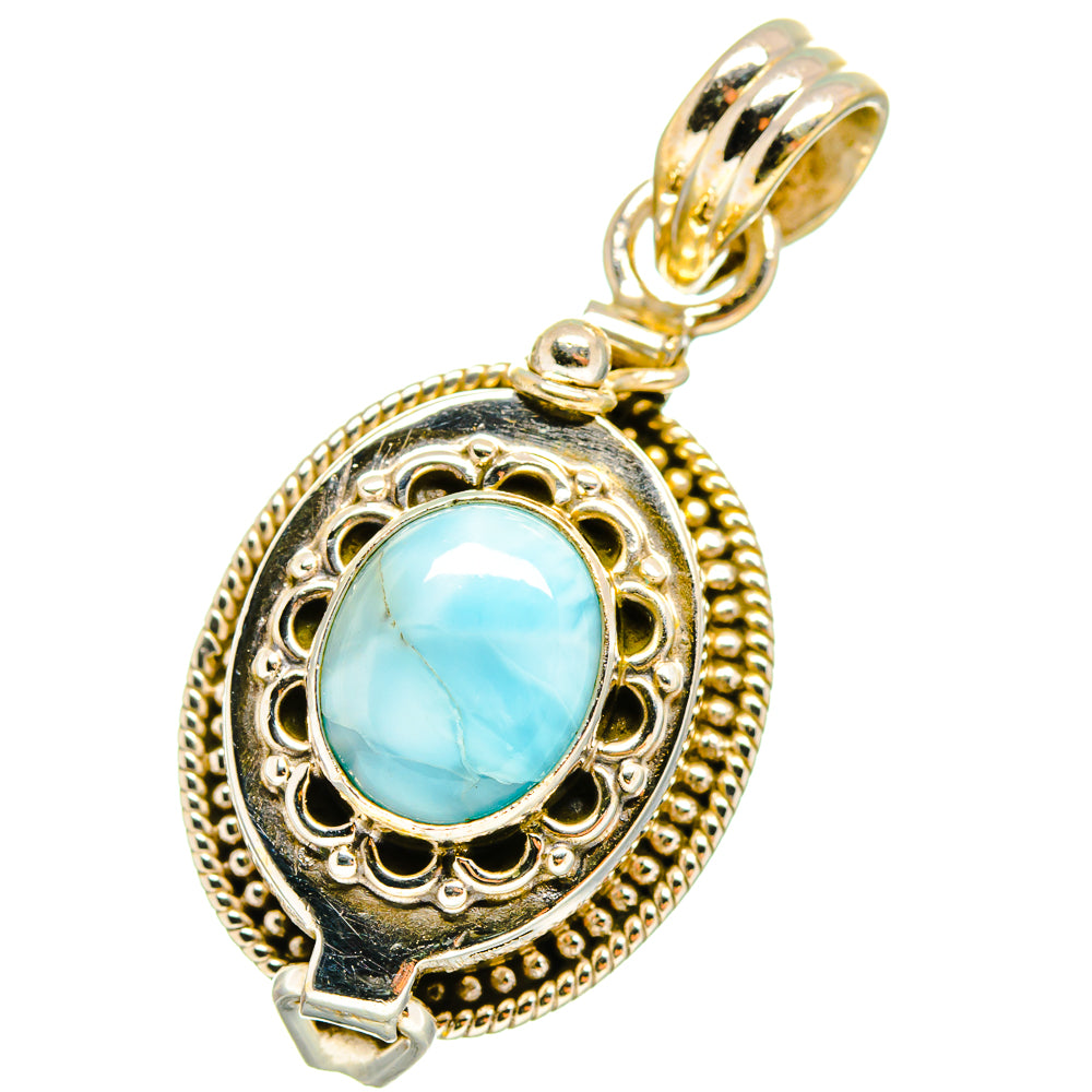 Larimar Pendants handcrafted by Anasilvercos - PD14385
