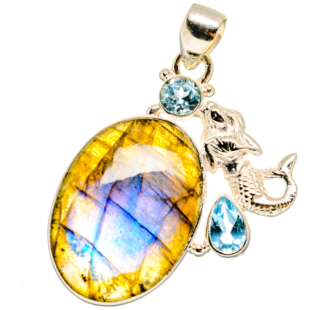 Labradorite Pendants handcrafted by Anasilvercos - PD14388