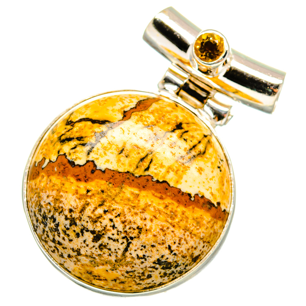 Picture Jasper Pendants handcrafted by Anasilvercos - PD14390