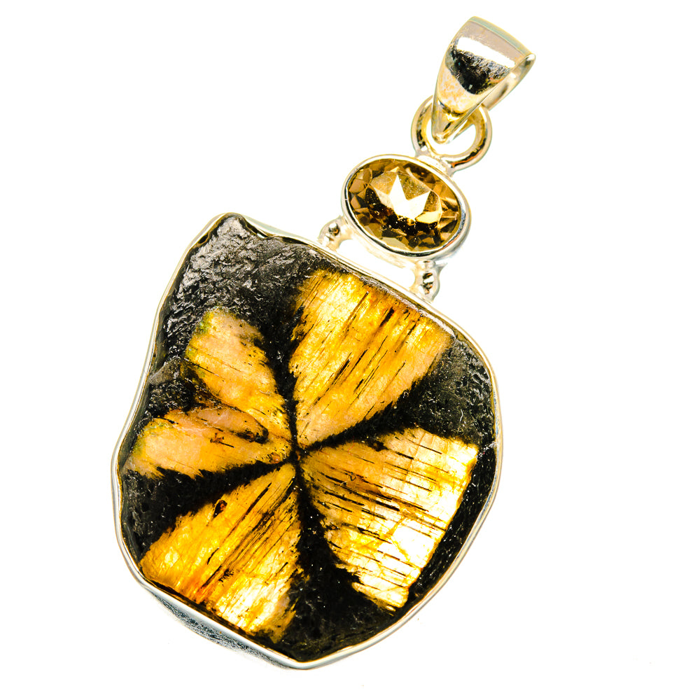 Chiastolite Pendants handcrafted by Anasilvercos - PD14408