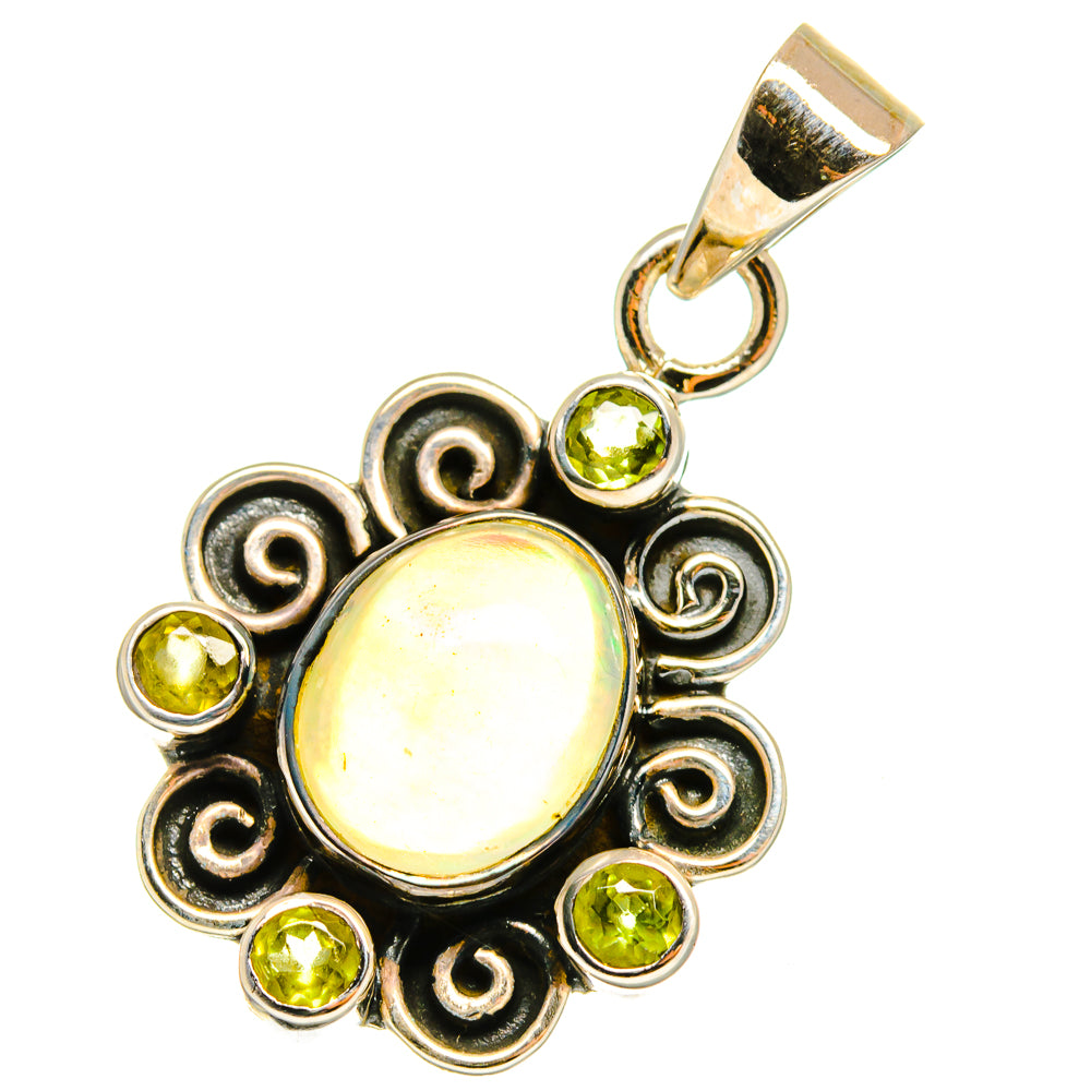 Ethiopian Opal Pendants handcrafted by Anasilvercos - PD14416