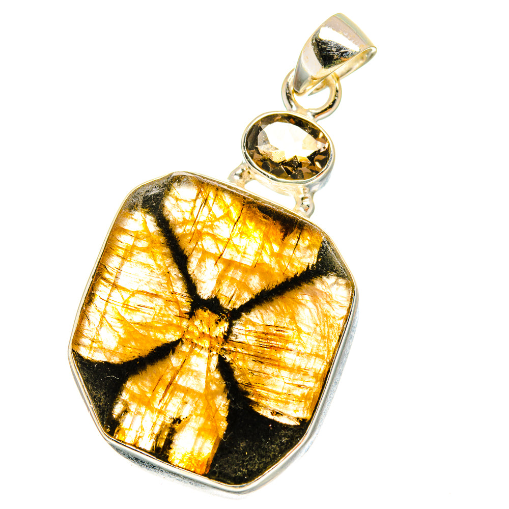 Chiastolite Pendants handcrafted by Anasilvercos - PD14420