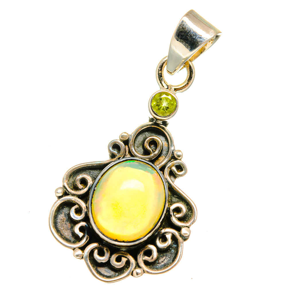 Ethiopian Opal Pendants handcrafted by Anasilvercos - PD14430