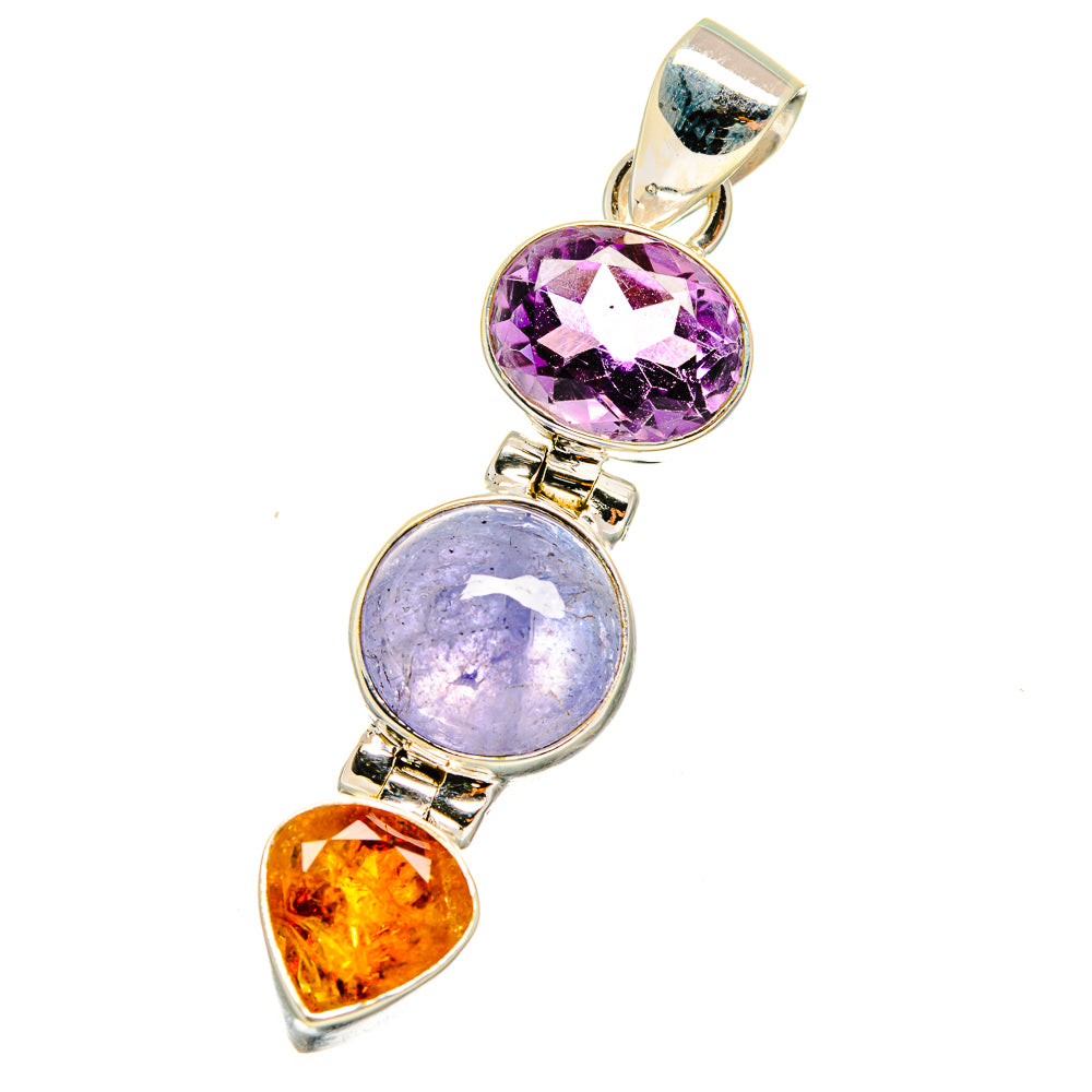 Tanzanite Pendants handcrafted by Anasilvercos - PD14454
