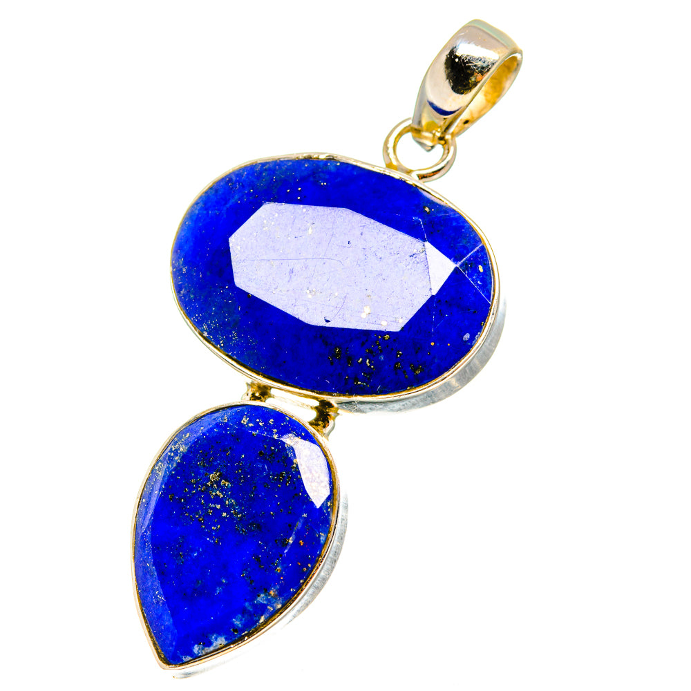 Lapis Lazuli Pendants handcrafted by Anasilvercos - PD14457