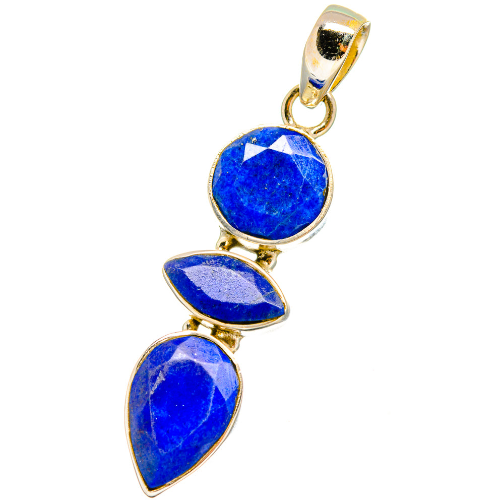 Lapis Lazuli Pendants handcrafted by Anasilvercos - PD14462