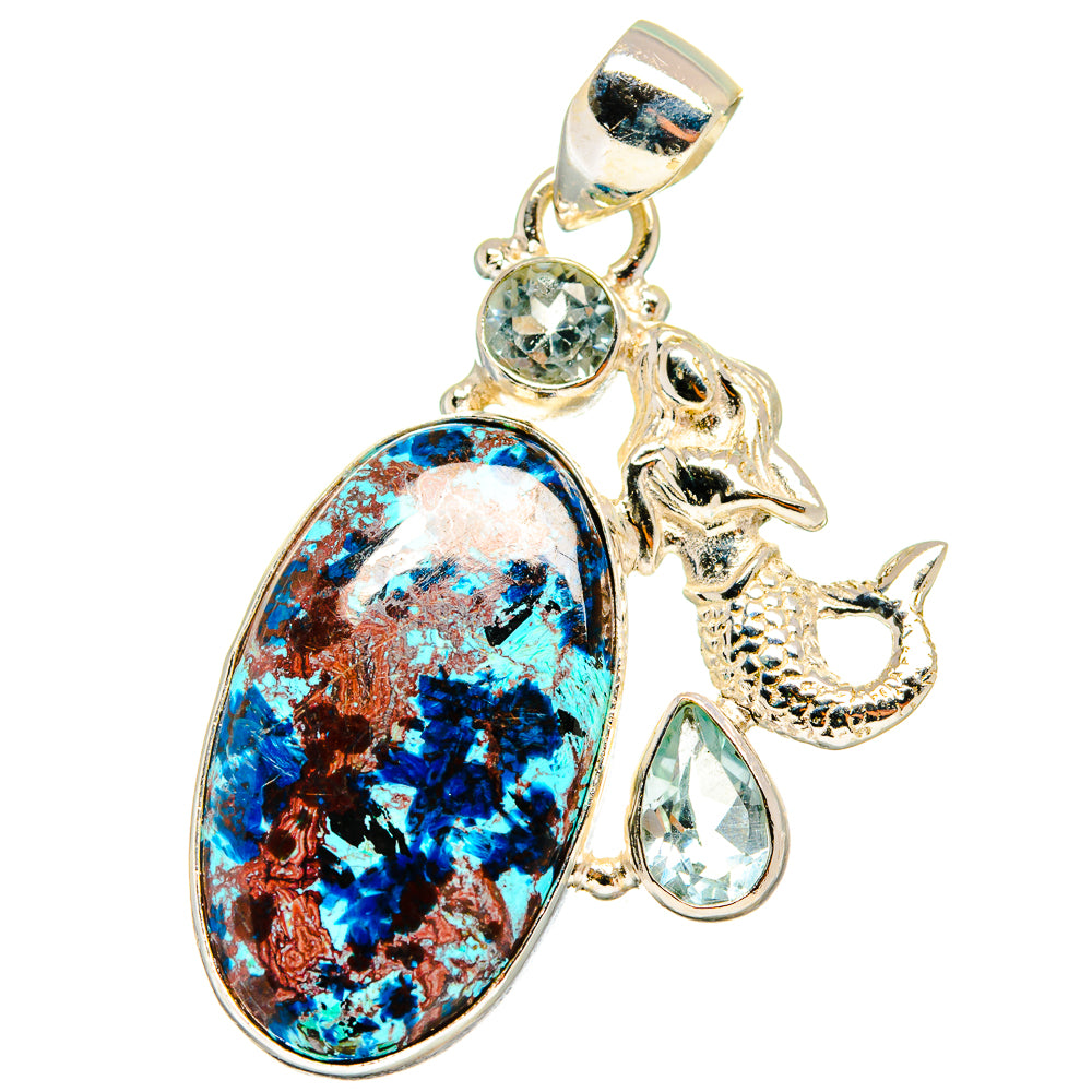 Shattuckite Pendants handcrafted by Anasilvercos - PD14474