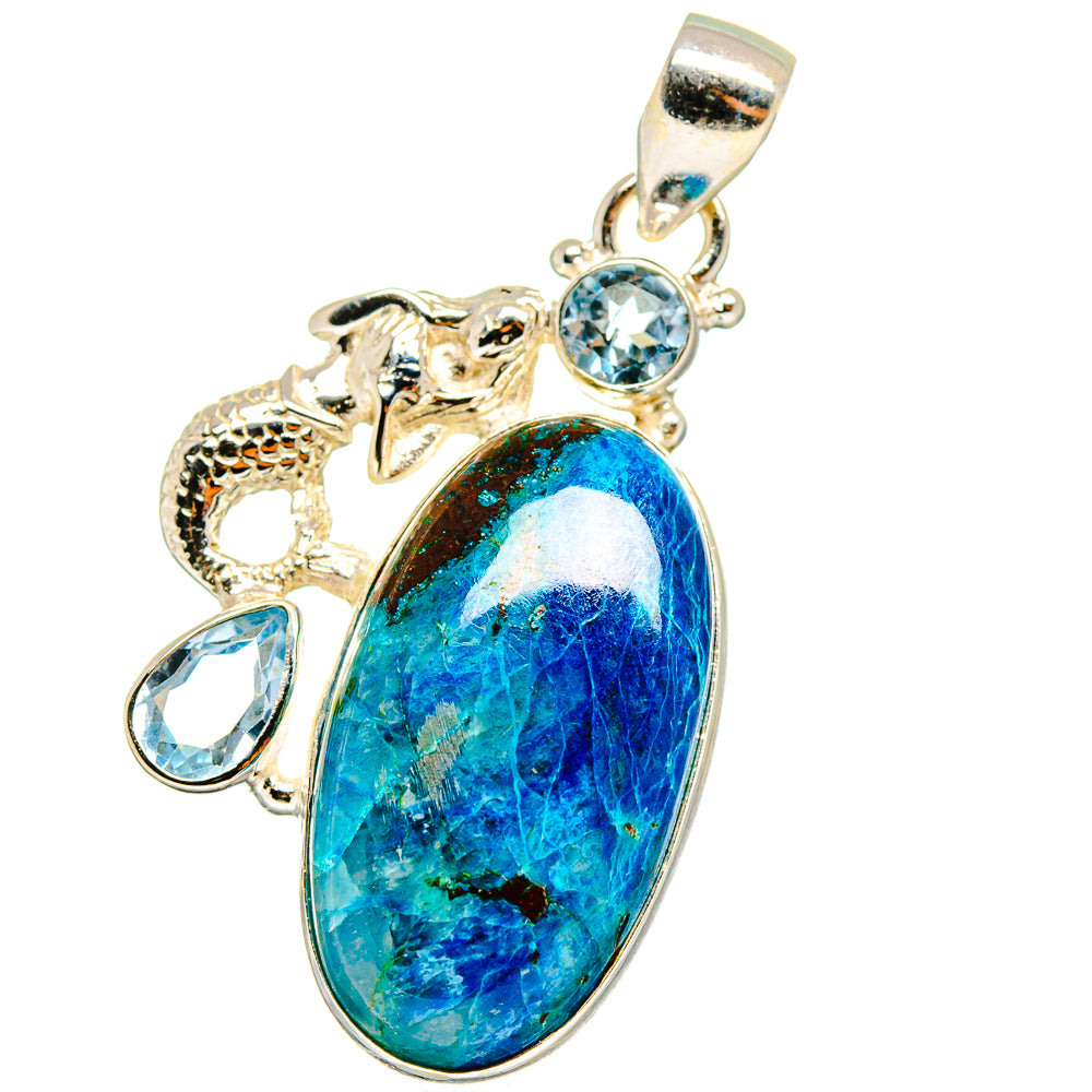 Shattuckite Pendants handcrafted by Anasilvercos - PD14476
