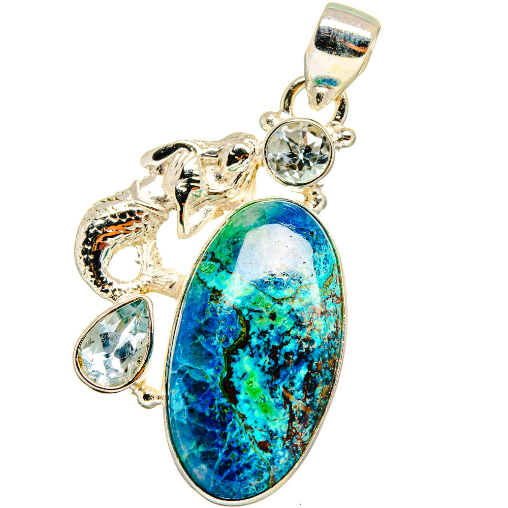 Shattuckite Pendants handcrafted by Anasilvercos - PD14478
