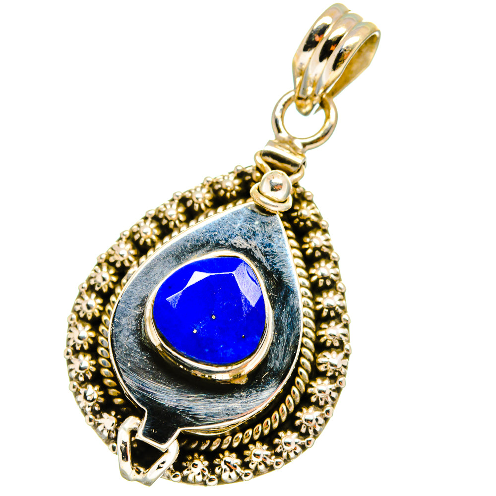 Lapis Lazuli Pendants handcrafted by Anasilvercos - PD14489