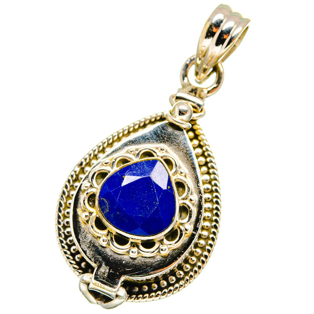Lapis Lazuli Pendants handcrafted by Anasilvercos - PD14491