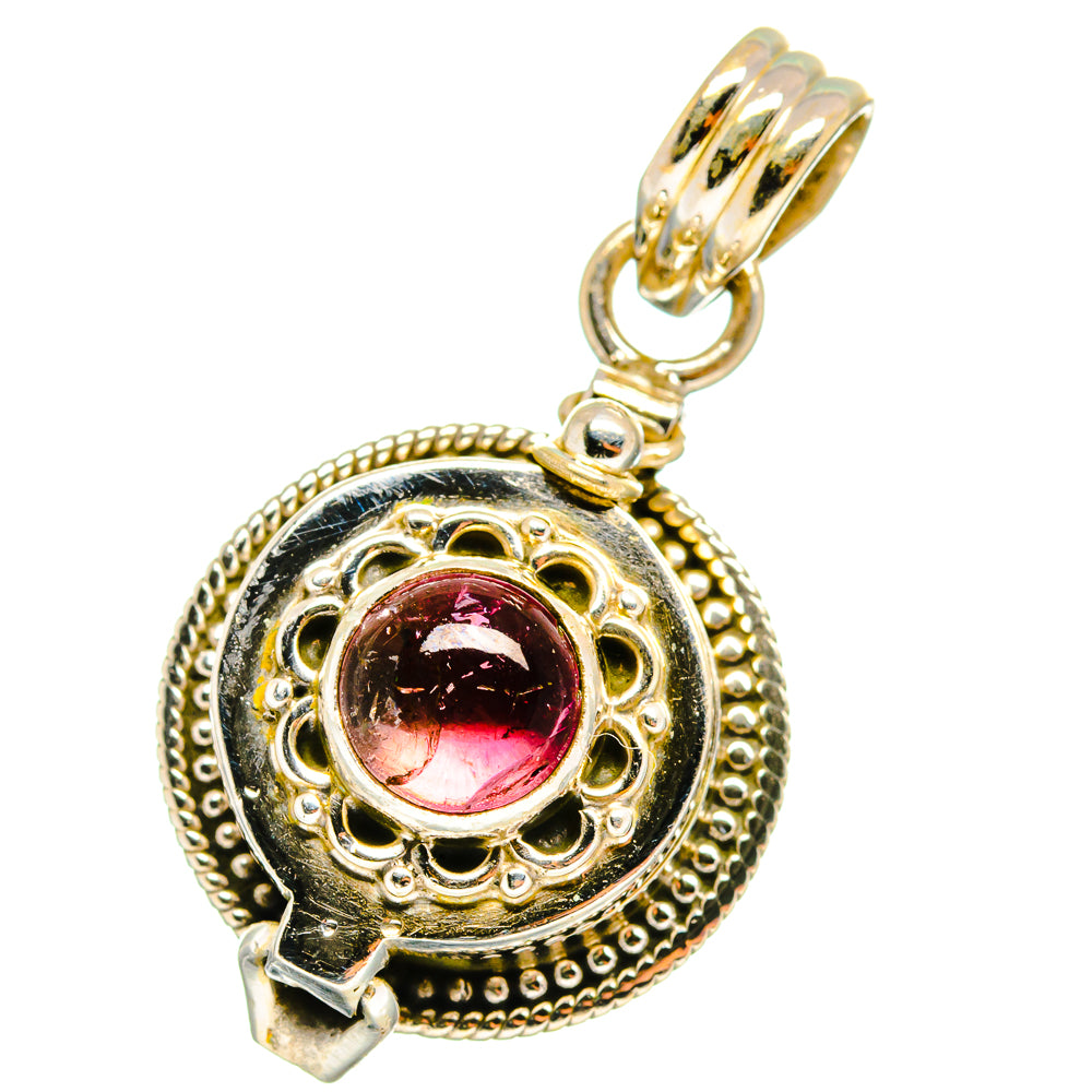 Pink Tourmaline Pendants handcrafted by Anasilvercos - PD14498