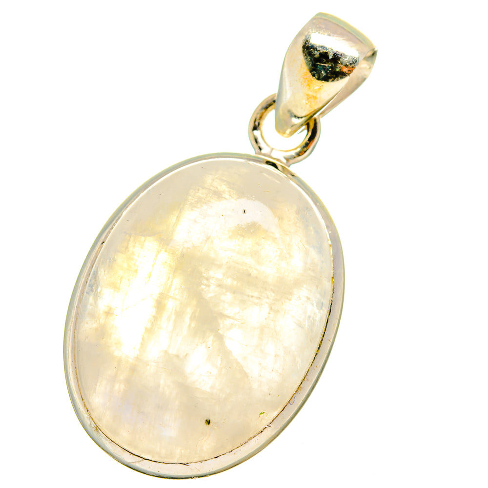 Rainbow Moonstone Pendants handcrafted by Anasilvercos - PD14507