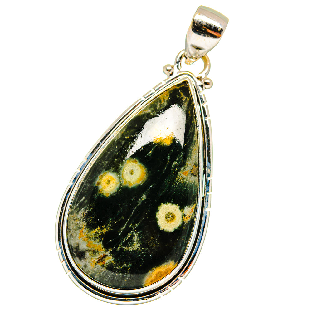 Ocean Jasper Pendants handcrafted by Anasilvercos - PD14513