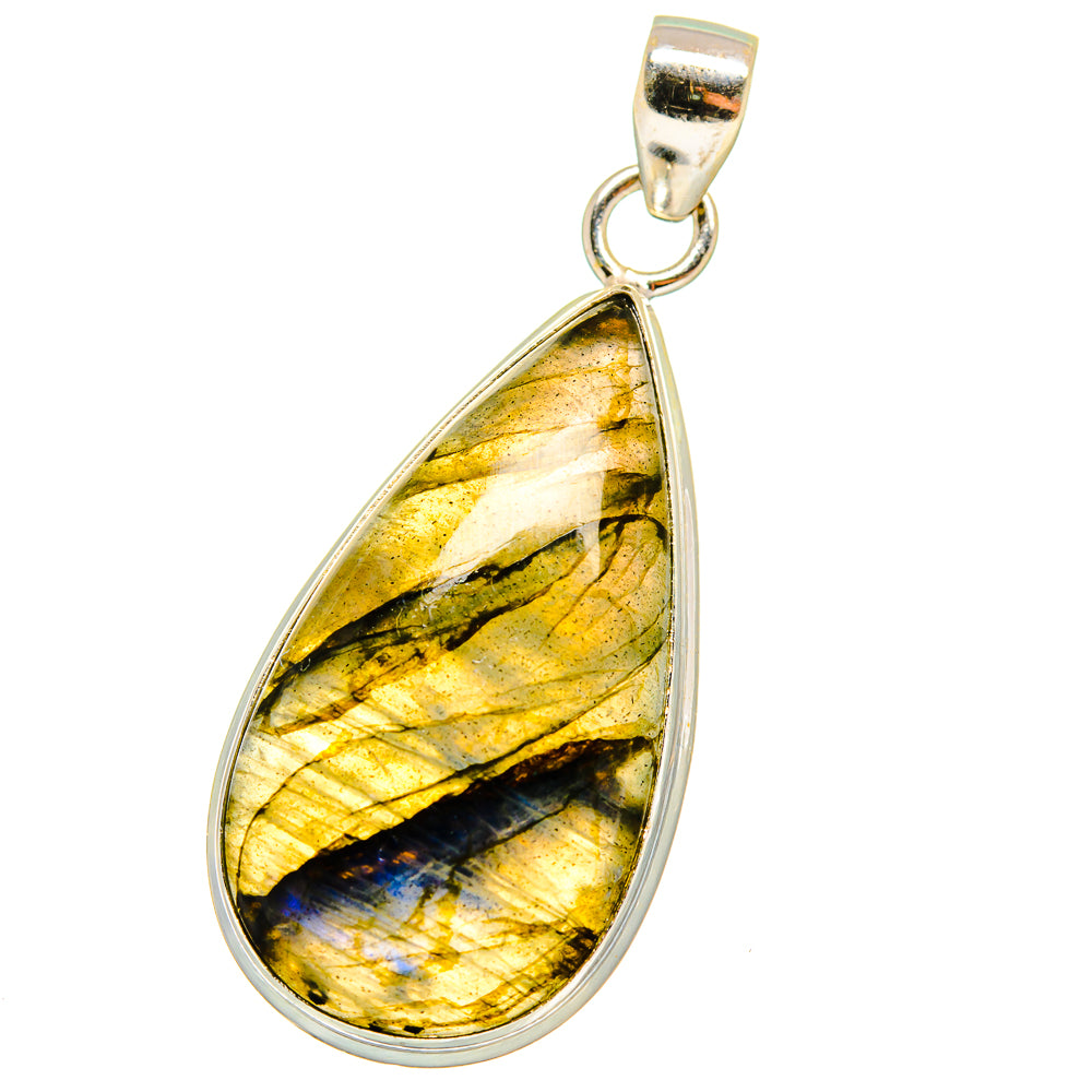 Labradorite Pendants handcrafted by Anasilvercos - PD14541