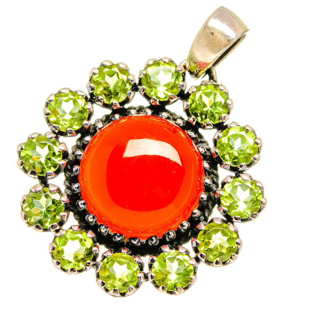 Red Onyx Pendants handcrafted by Anasilvercos - PD14549